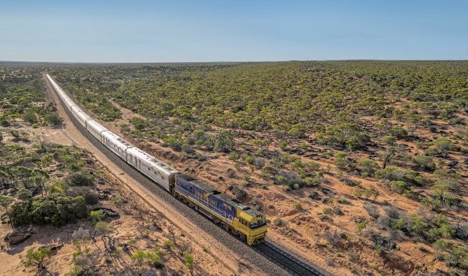 indian pacific rail trip from sydney to perth