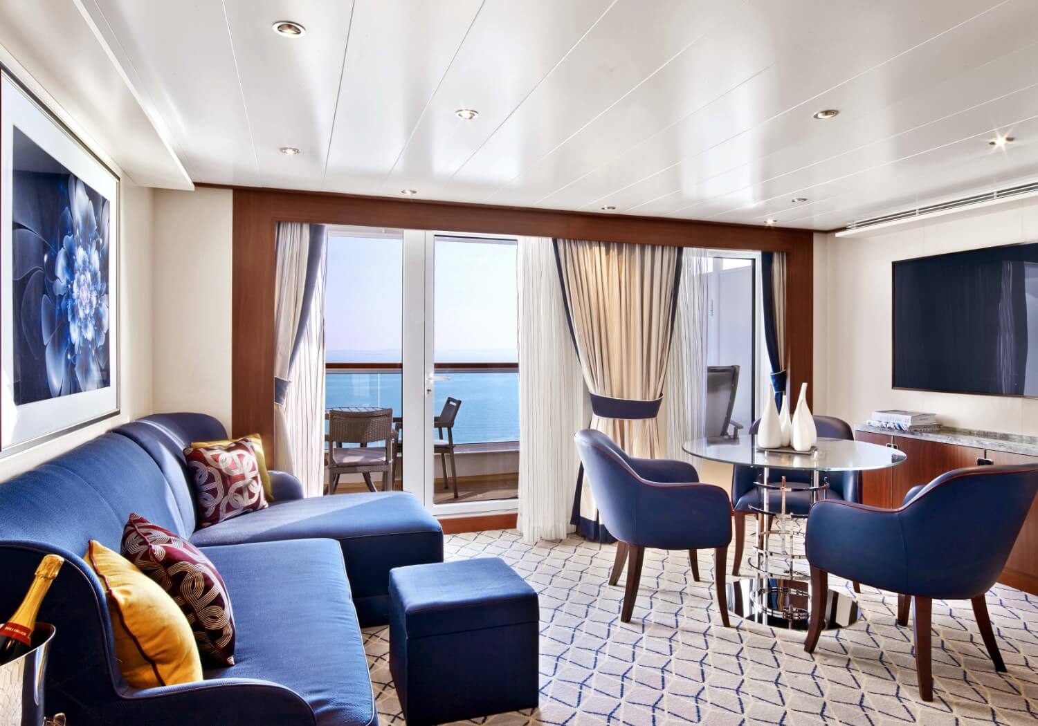 Seabourn Encore Penthouse Suite Stateroom