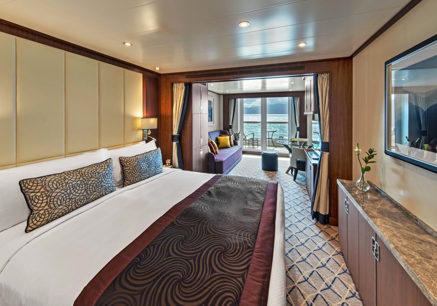 Seabourn Encore Veranda Suite Stateroom